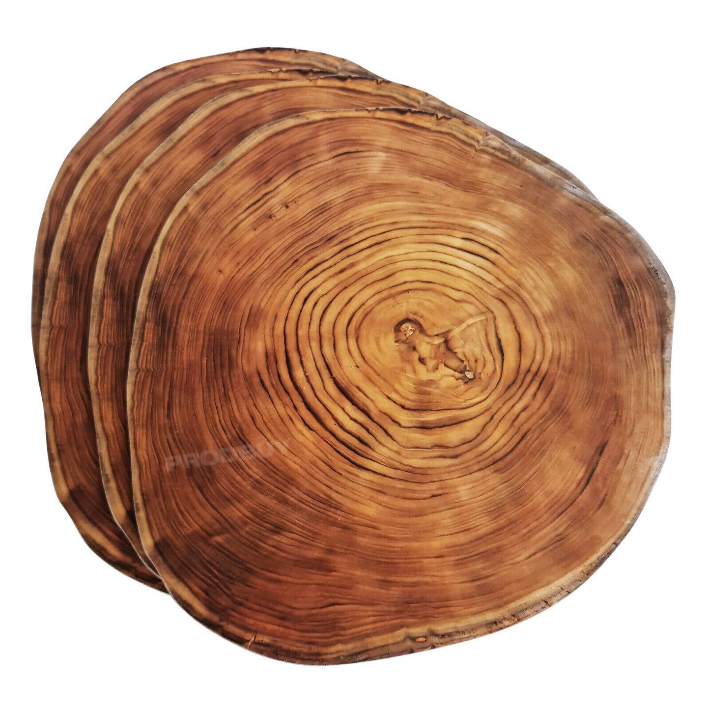 Set of 4 Placemats & 4 Coasters Wild Wood Style