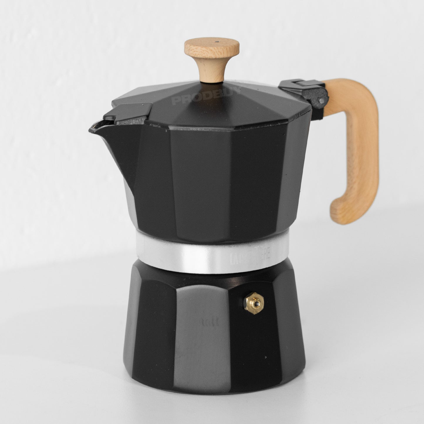 Black Italian Style 150ml Stove Top Cafetiere