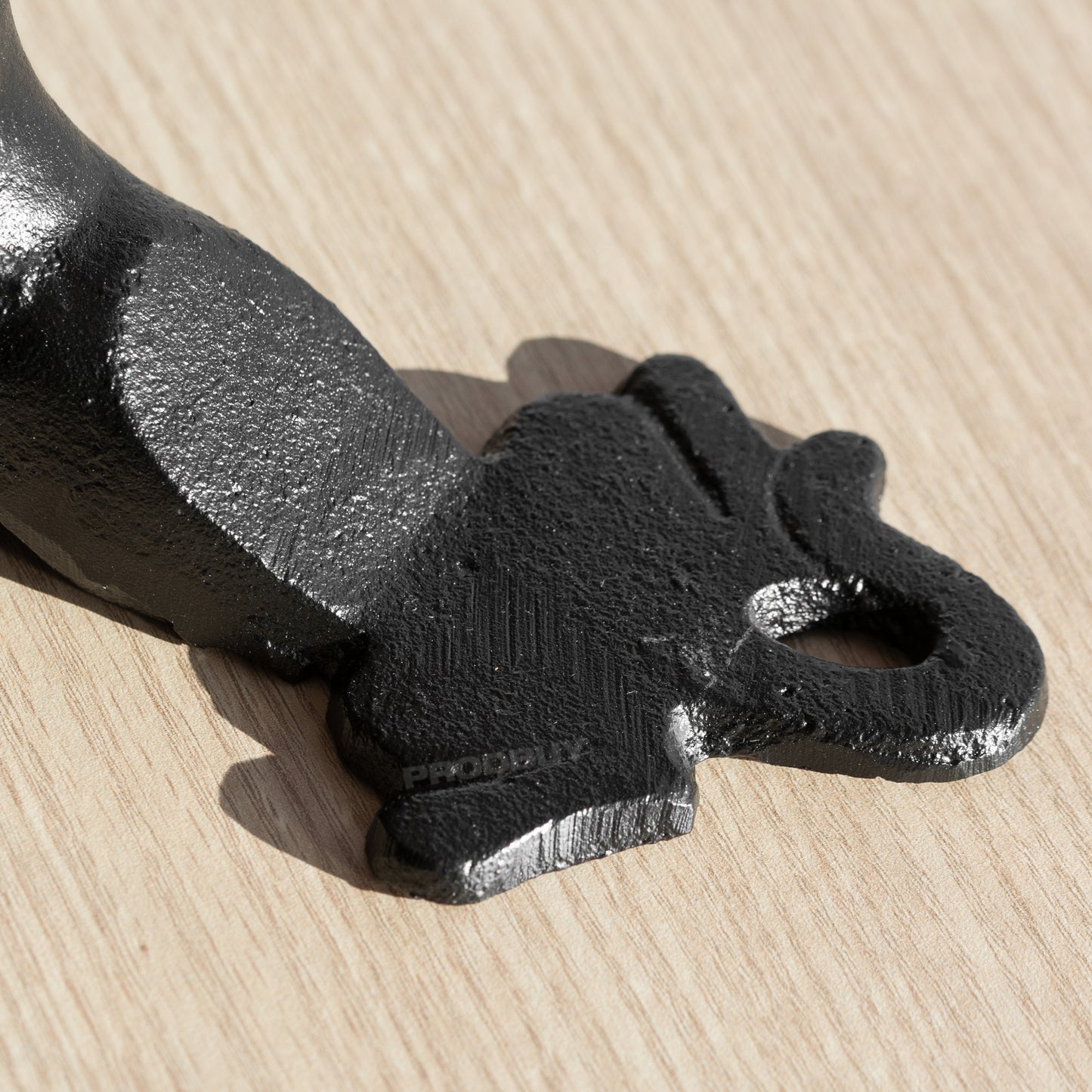 Black Cat Cast Iron Door Wedge