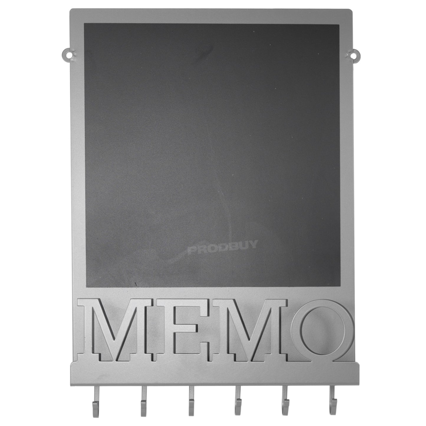 Large Grey Metal Chalk Wall Memo Board