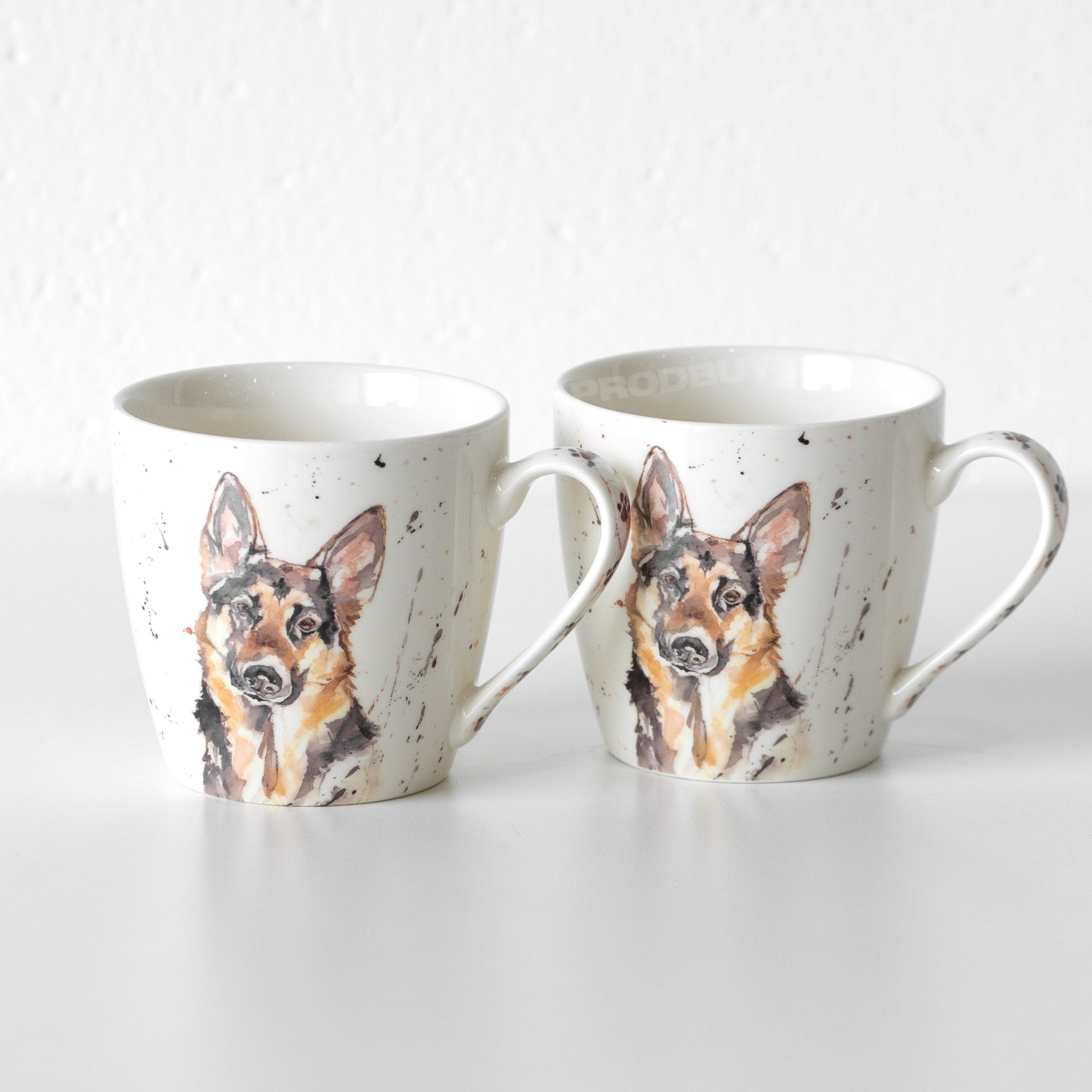 Set of 2 German Shepherd Large 15oz Coffee Mugs