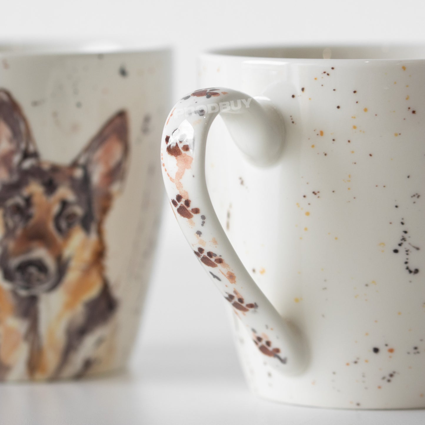 Set of 2 German Shepherd Large 15oz Coffee Mugs