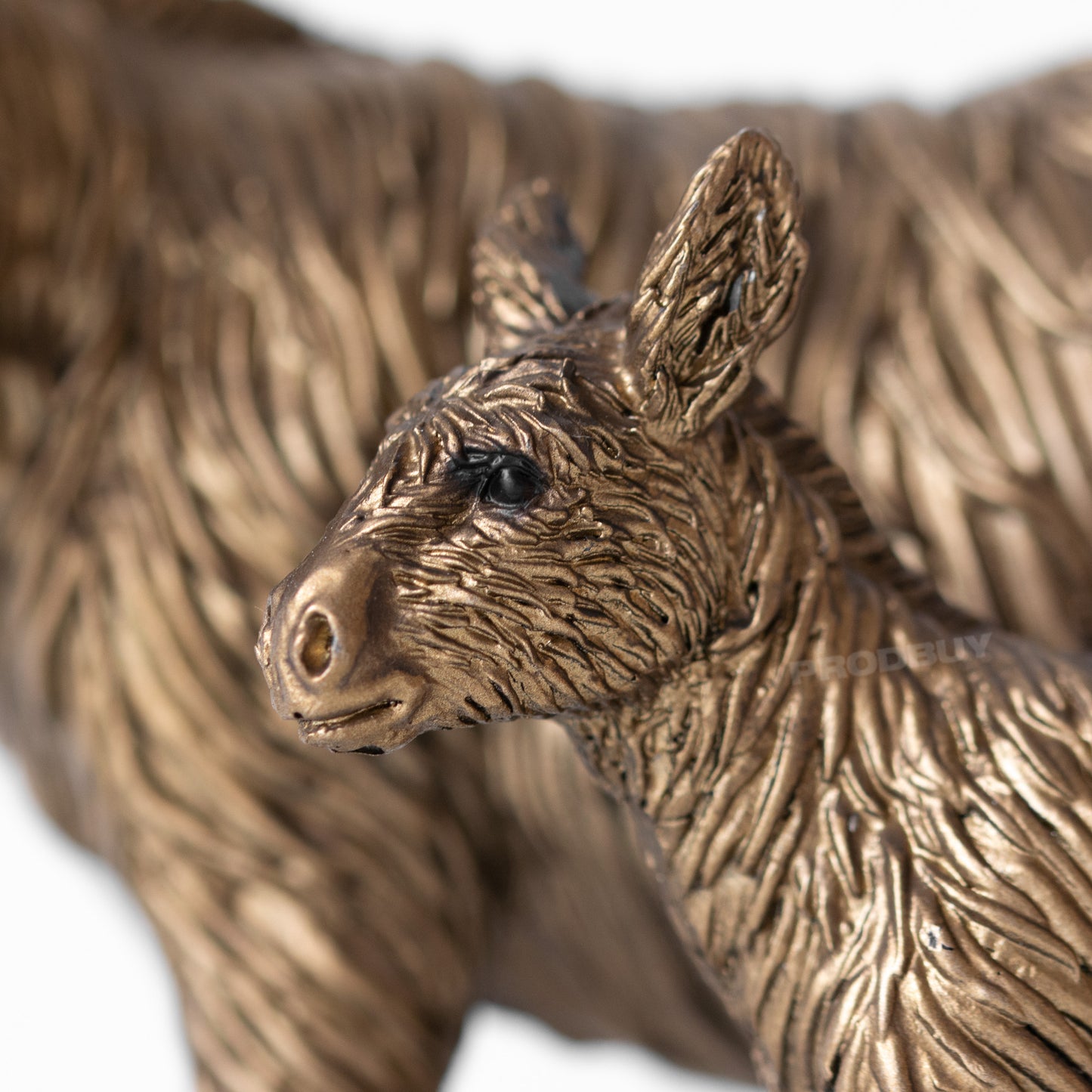 Small Donkey with Foal 18cm Decorative Ornament Figure