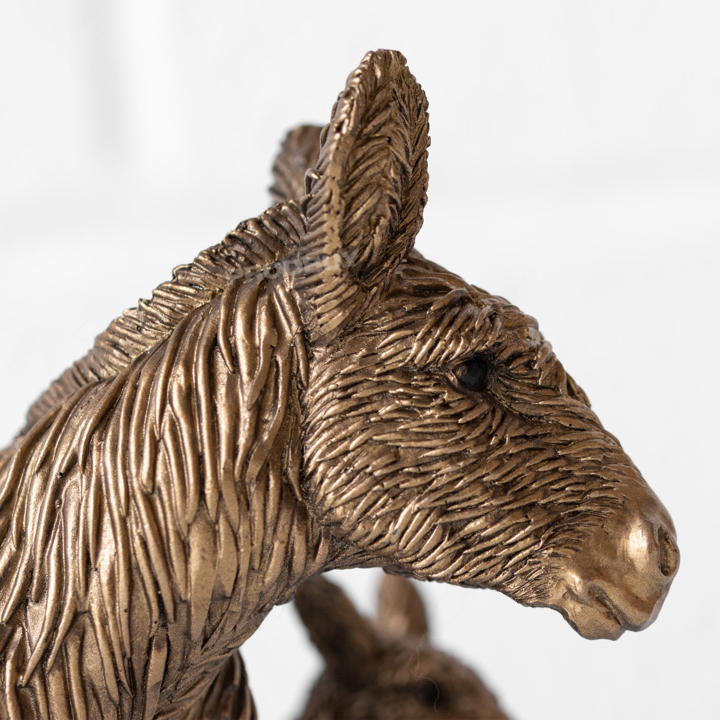 Small Donkey with Foal 18cm Decorative Ornament Figure