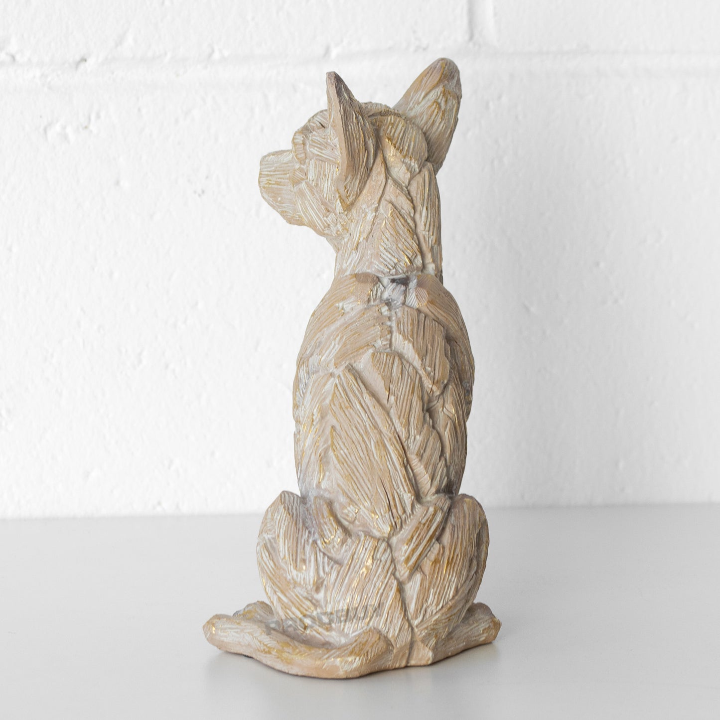 Resin Driftwood Style Chihuahua Ornament