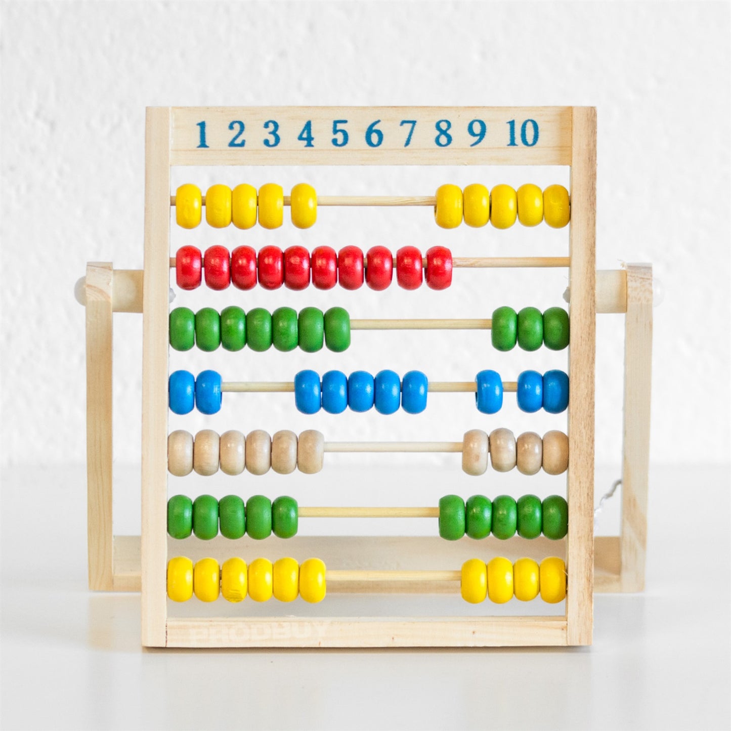Vintage Abacus Educational Wooden 70 Bead Maths Number Counting Learning Toy
