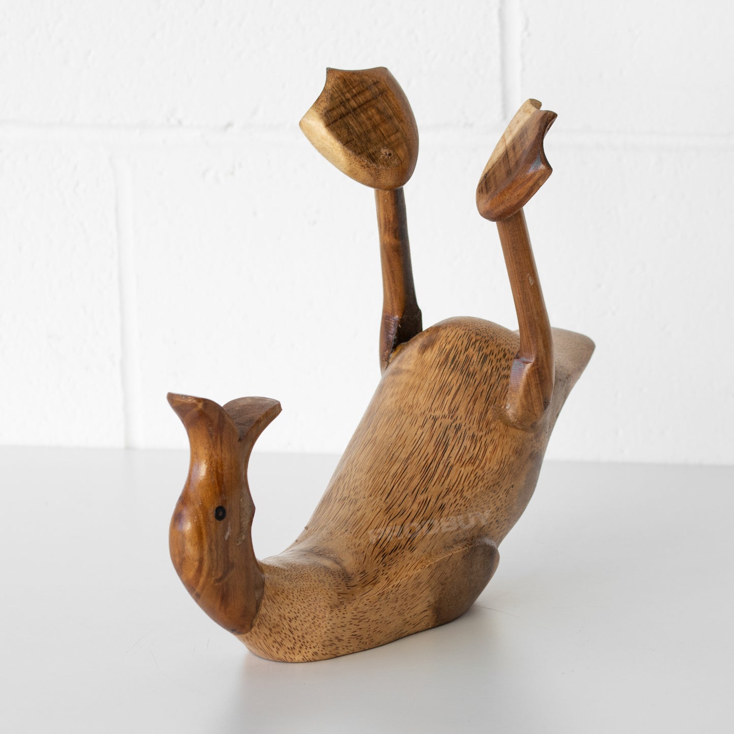 Drunken Duck Wooden Wine Bottle Holder Ornament