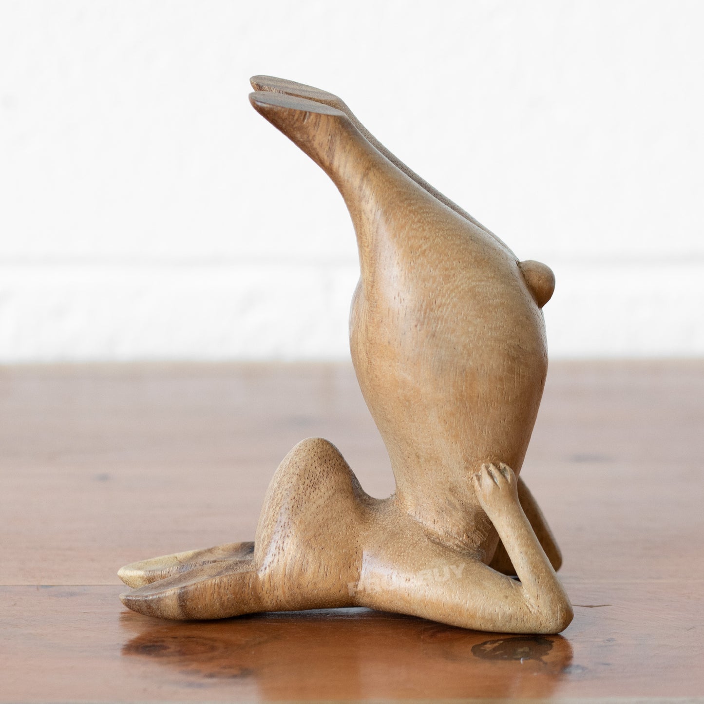 Small Wooden Shoulder Stand Yoga Bunny