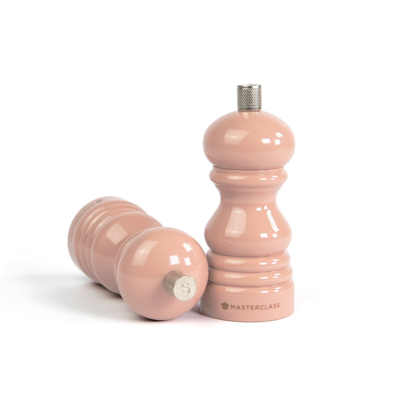 Set of 12.5cm Pink Salt and Pepper Grinders