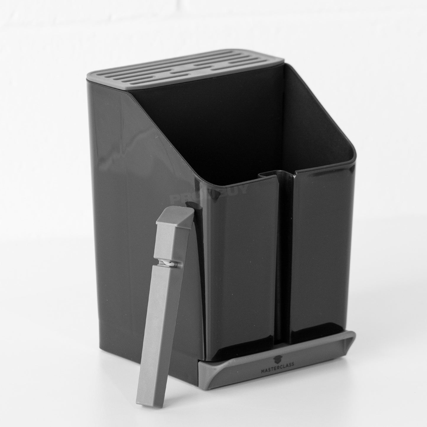 Masterclass 4 in 1 Knife Block Sharpener Utensil Holder Pot
