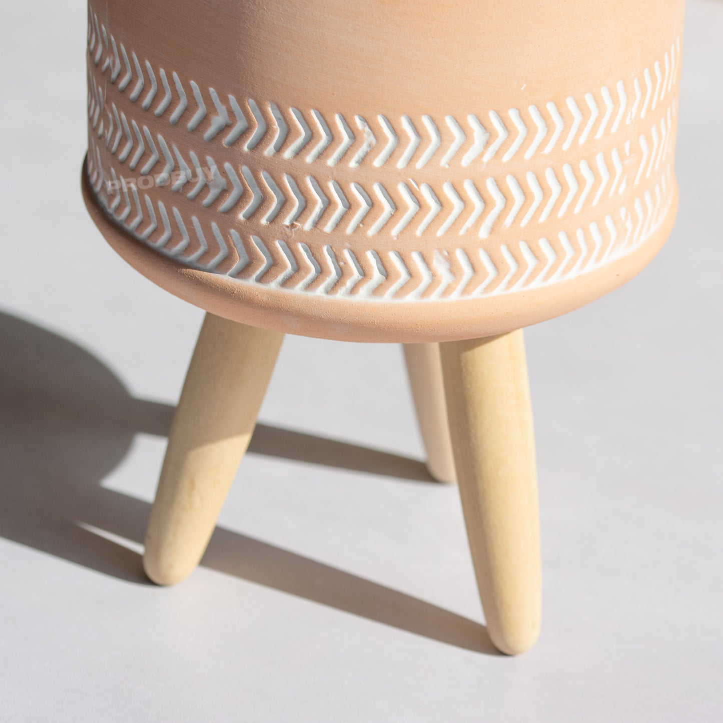 Artificial Succulent Ceramic Fake House Plant Pot with Legs
