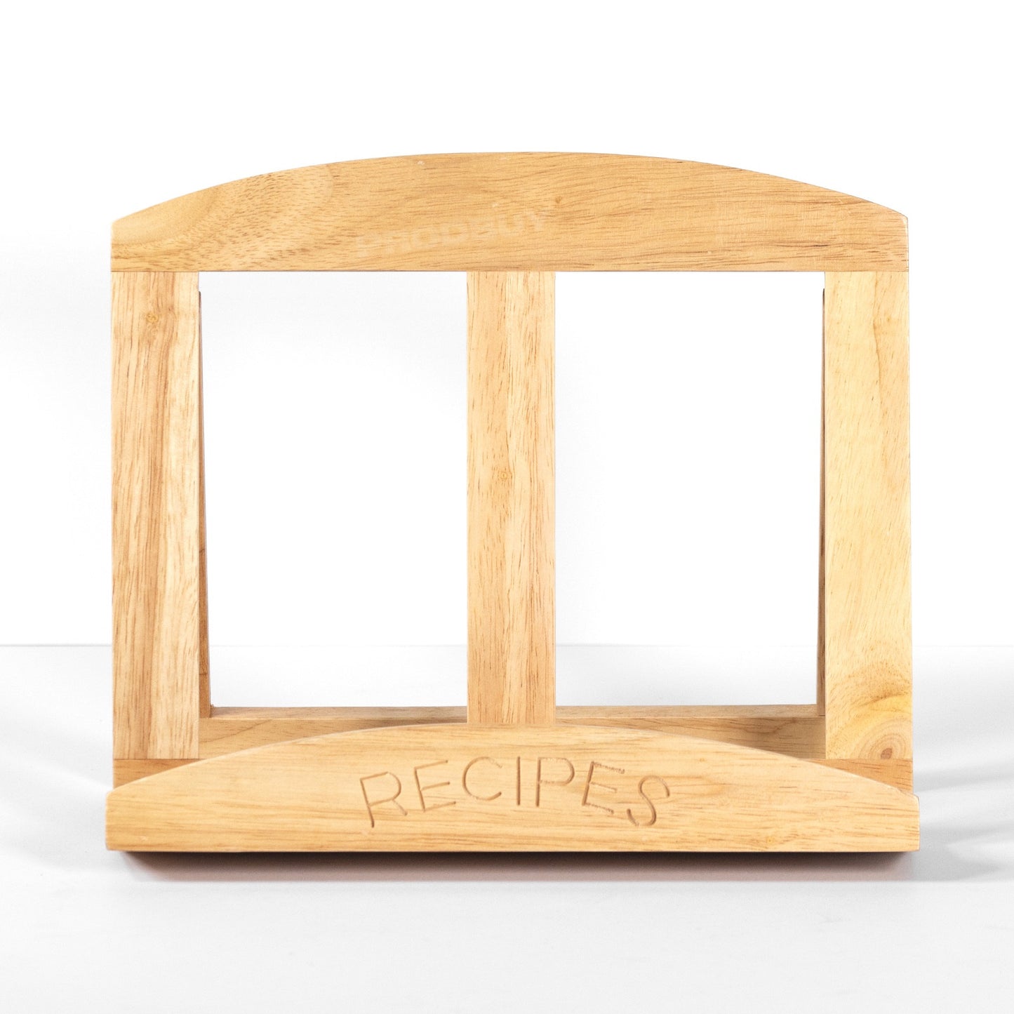 Rubberwood Recipes Cookbook Stand