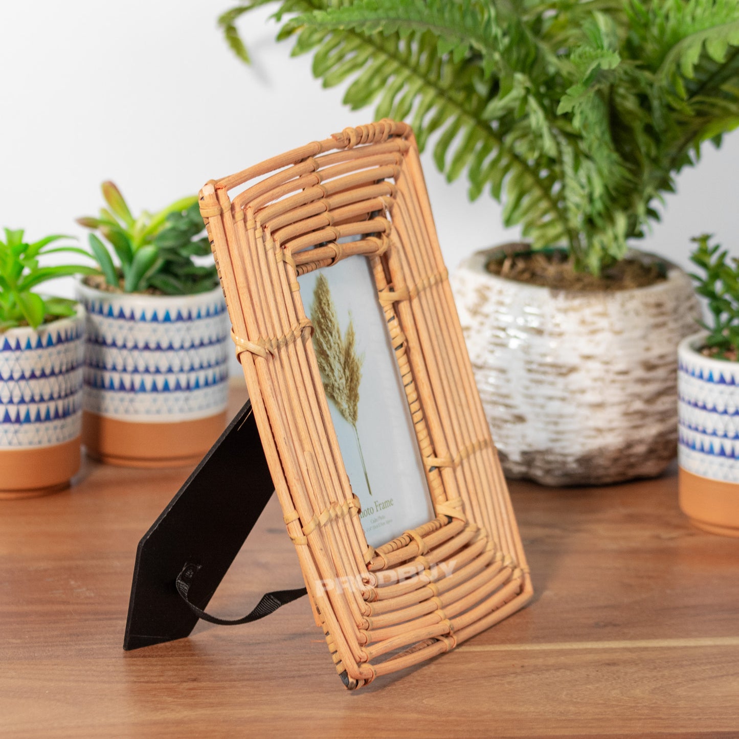 Rattan 4x6" Photo Picture Frame