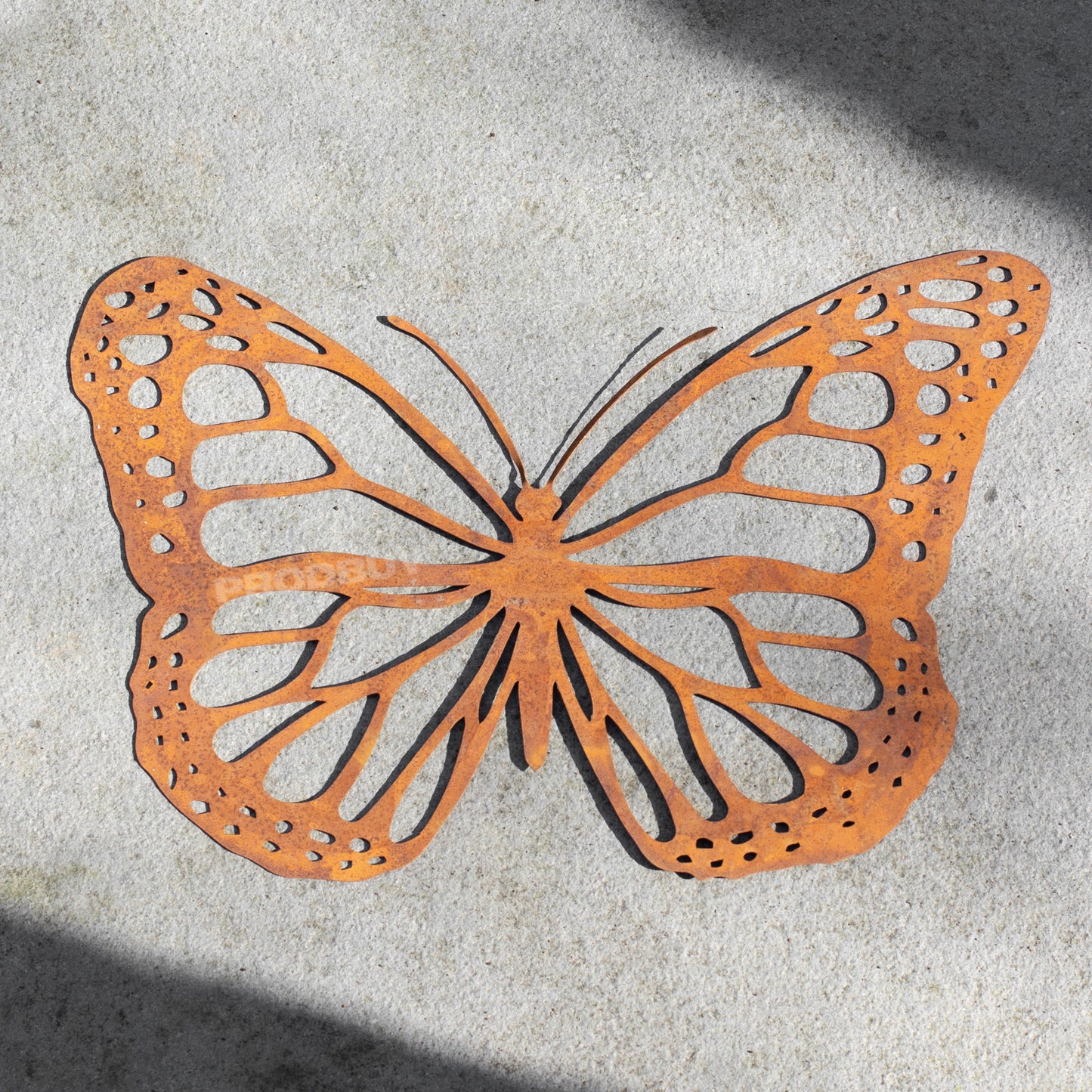 Rusty Butterfly 38cm Metal Wall Art Hanging