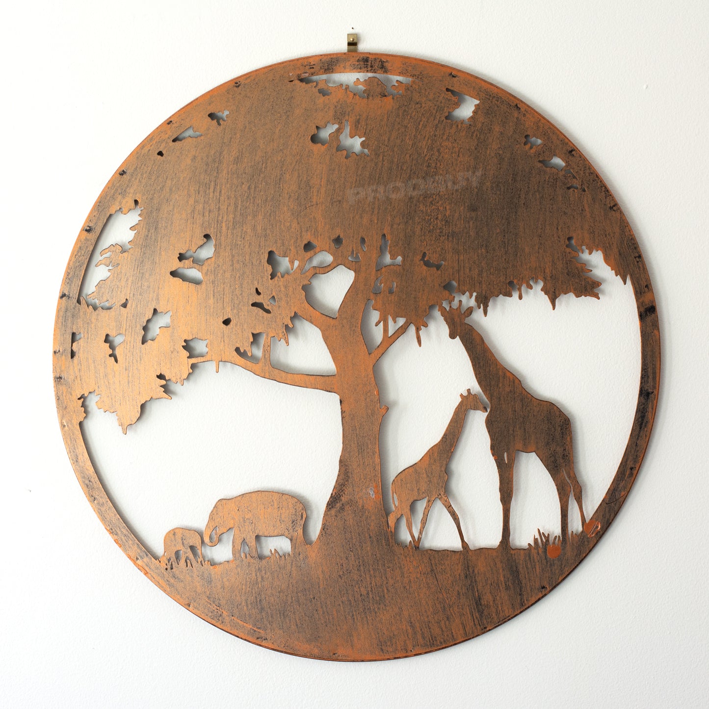 Safari Animals 50cm Metal Wall Art