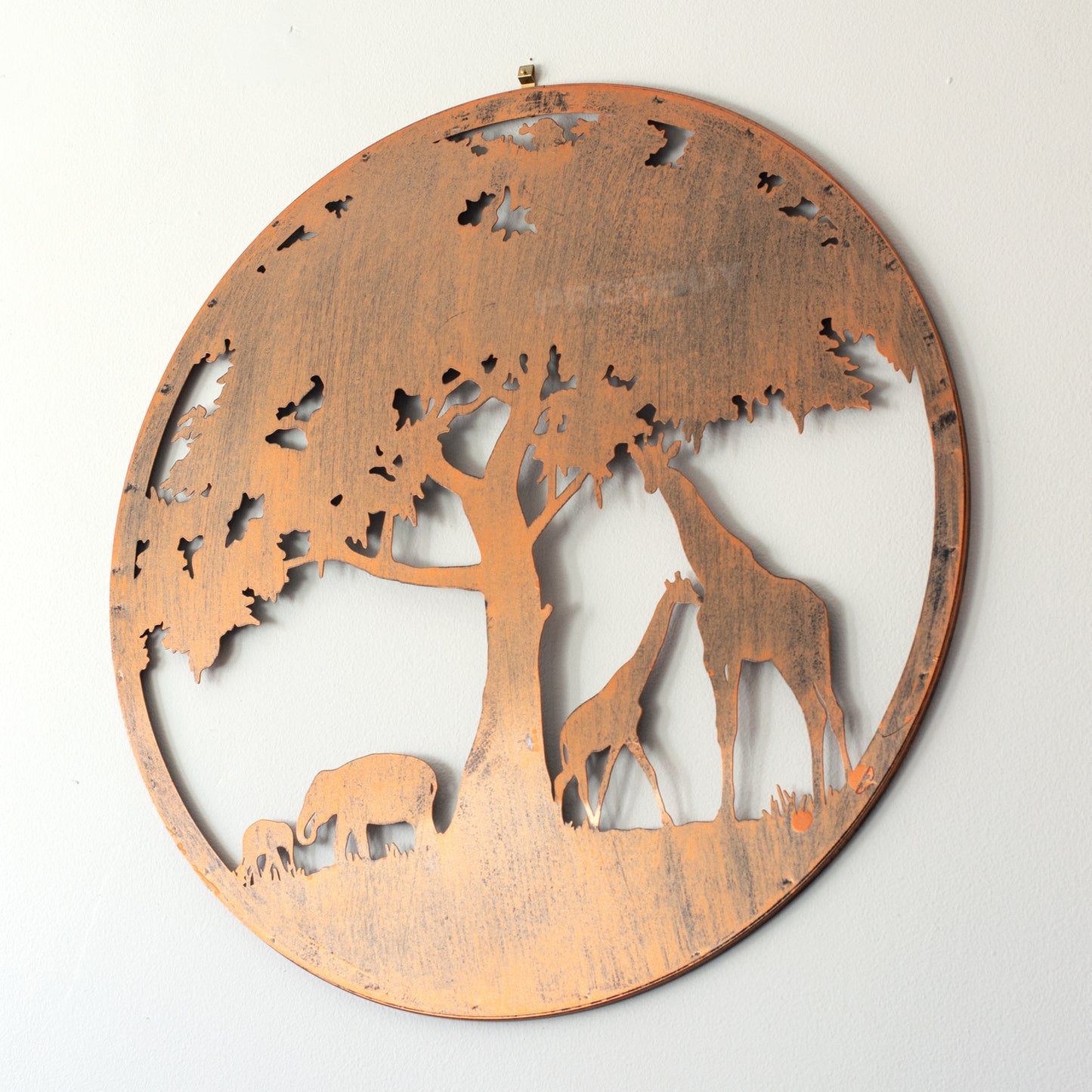 Safari Animals 50cm Metal Wall Art