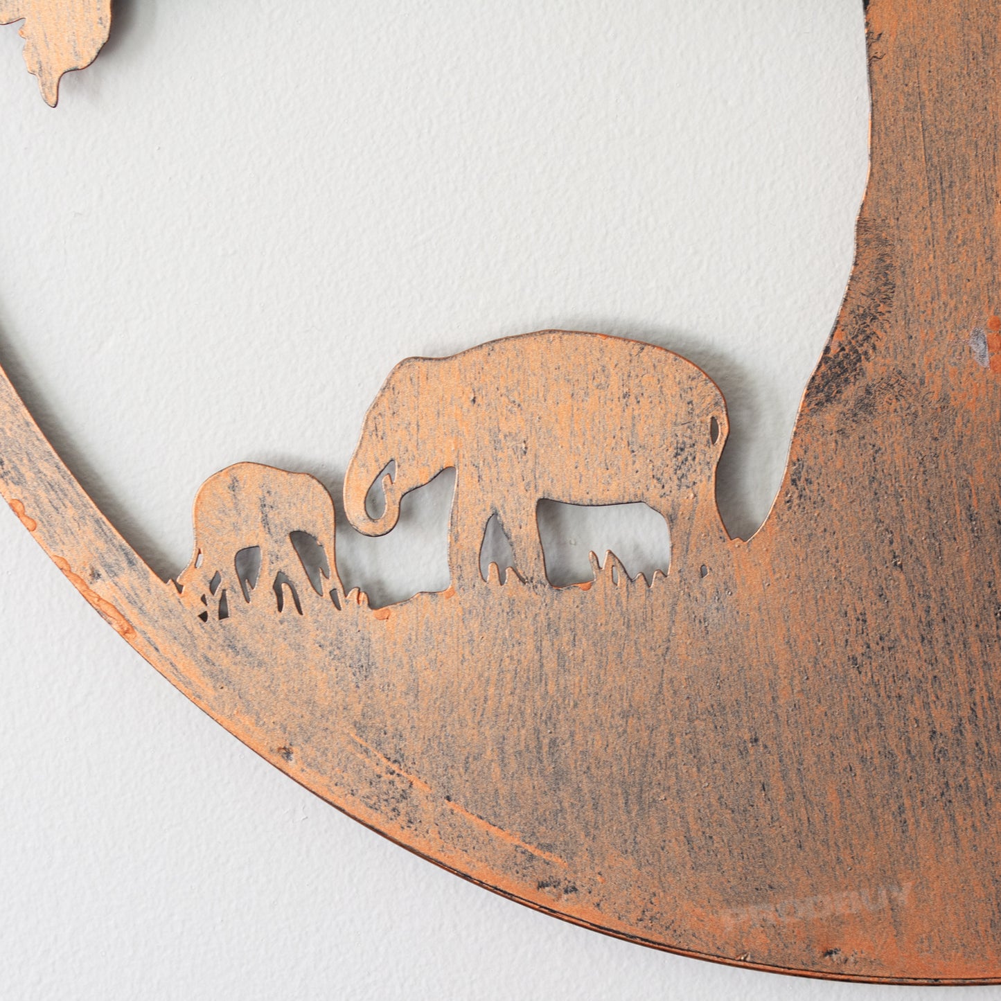 Safari Animals 50cm Metal Wall Art
