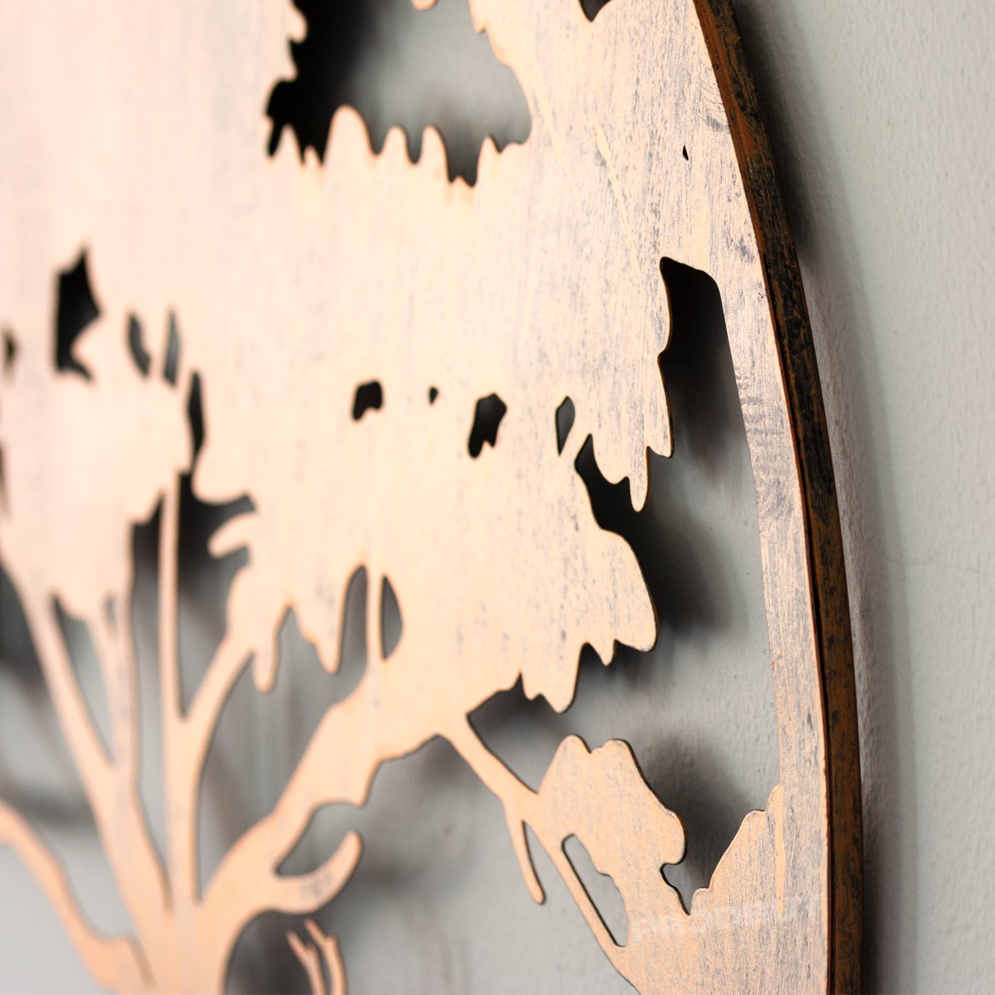 Stag & Deer 50cm Metal Wall Art
