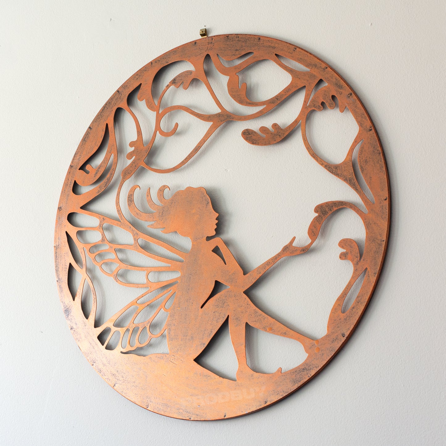 Floral Fairy 50cm Metal Wall Art