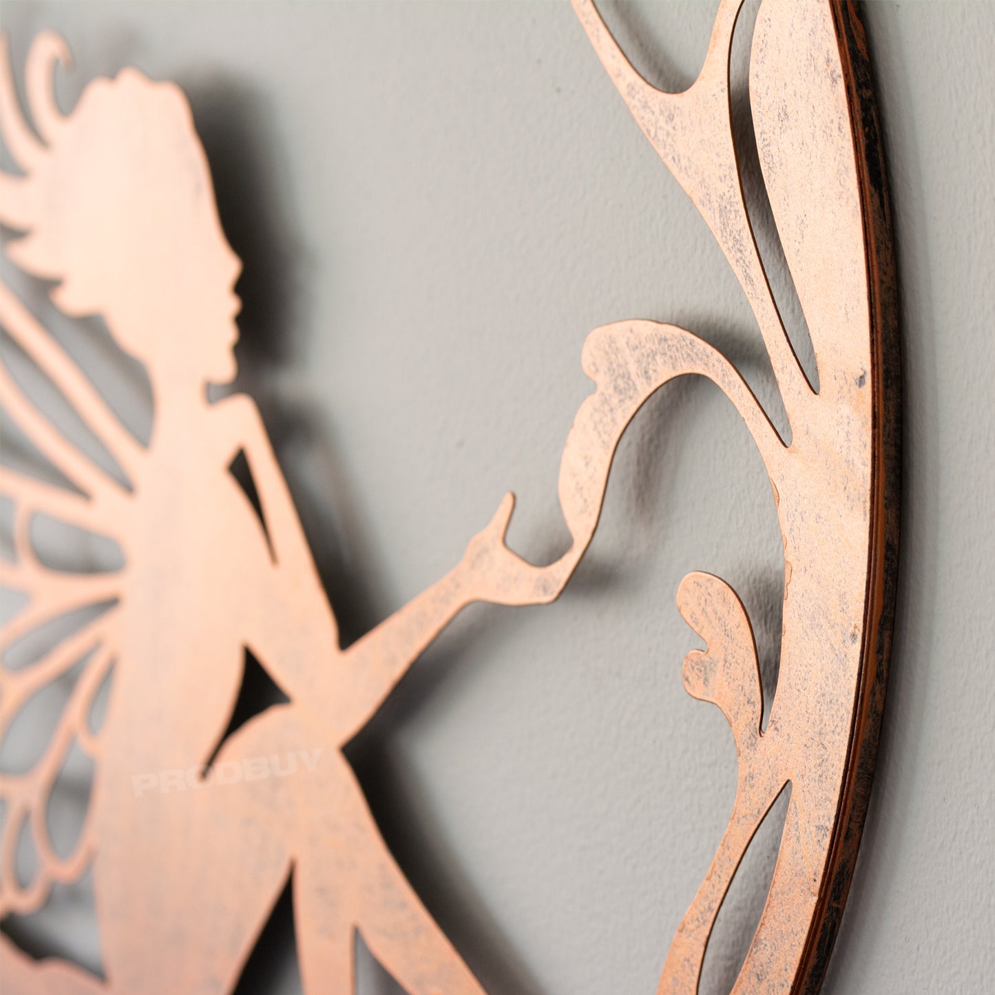 Floral Fairy 50cm Metal Wall Art