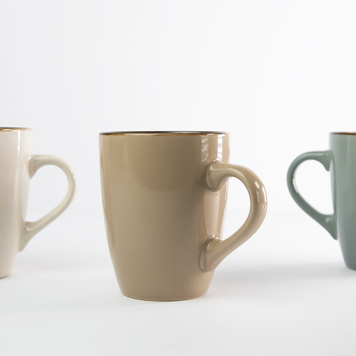 Set of 3 x 35cl Stoneware Mugs