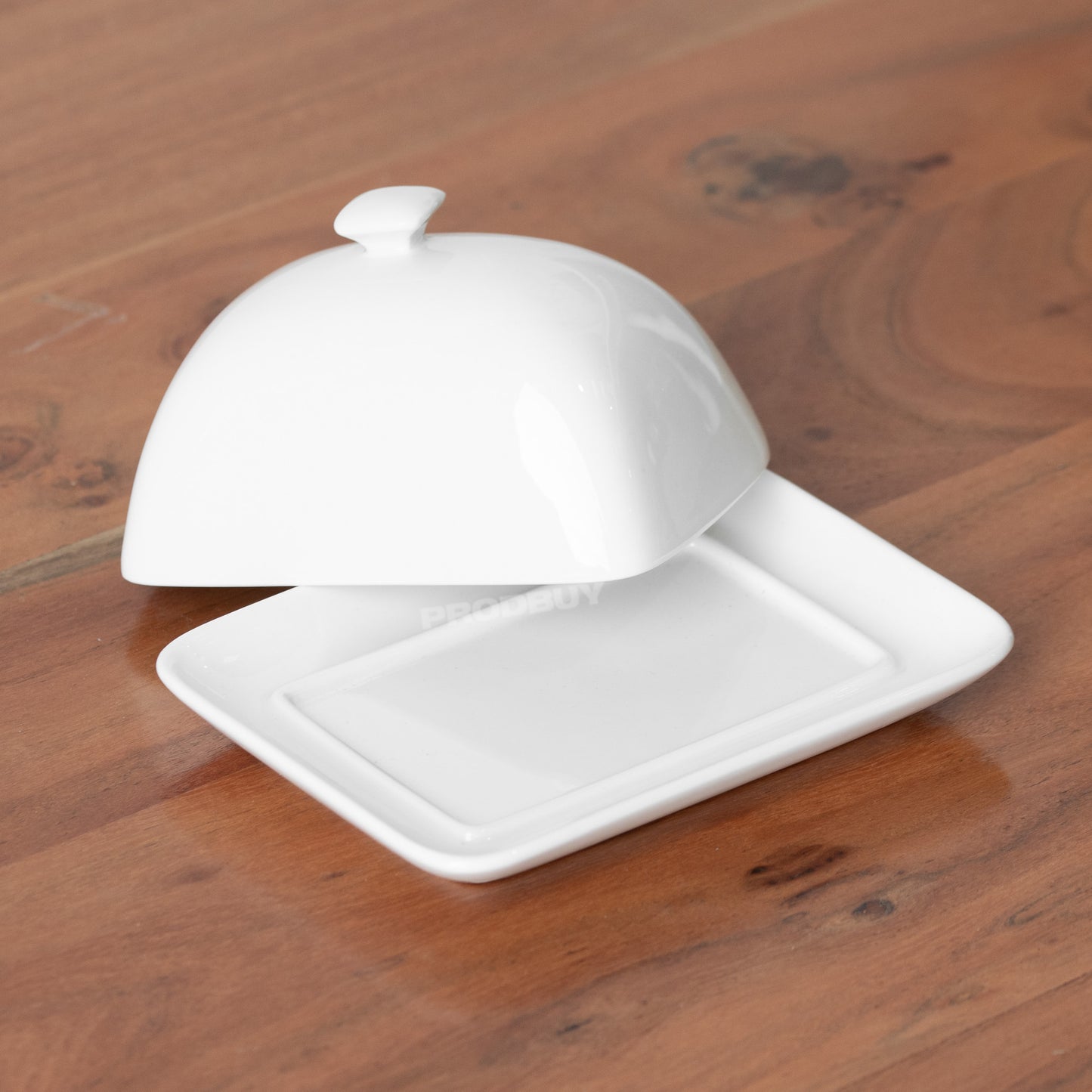 White Porcelain Butter Storage Dish with Lid
