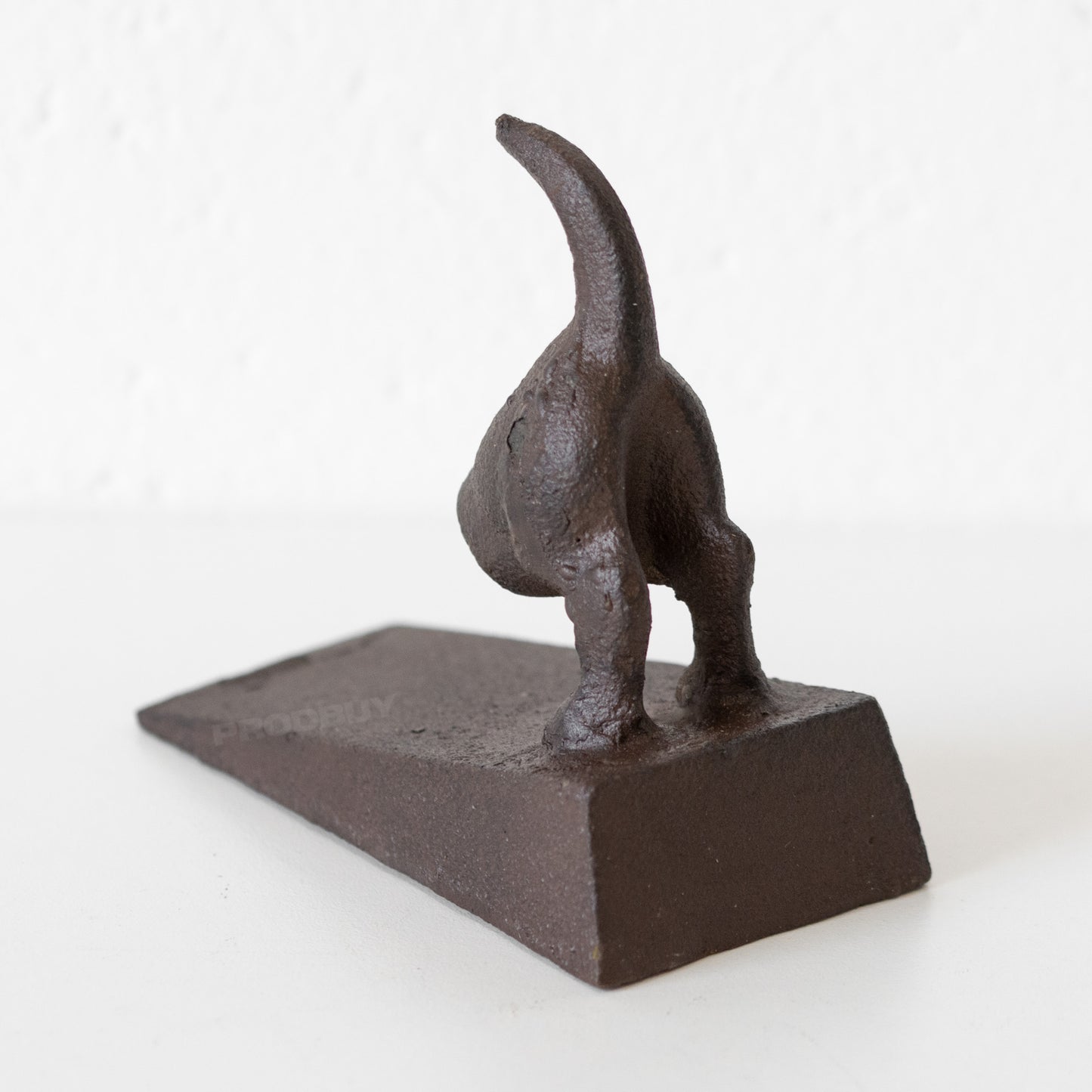 Cast Iron Dog Tail Door Stop Wedge