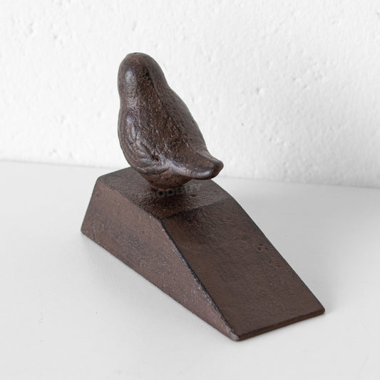 Small Cast Iron Bird Door Stop