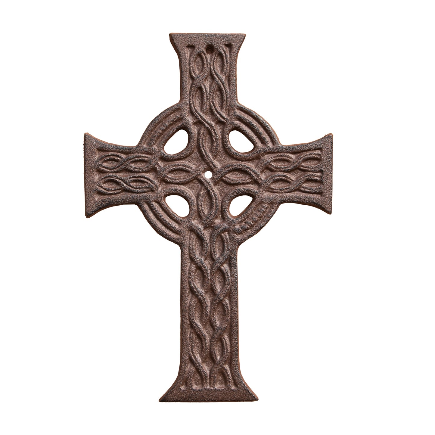 Crucifix Cast Iron Antique Style Metal Wall Mounted Cross Unique Victorian Look