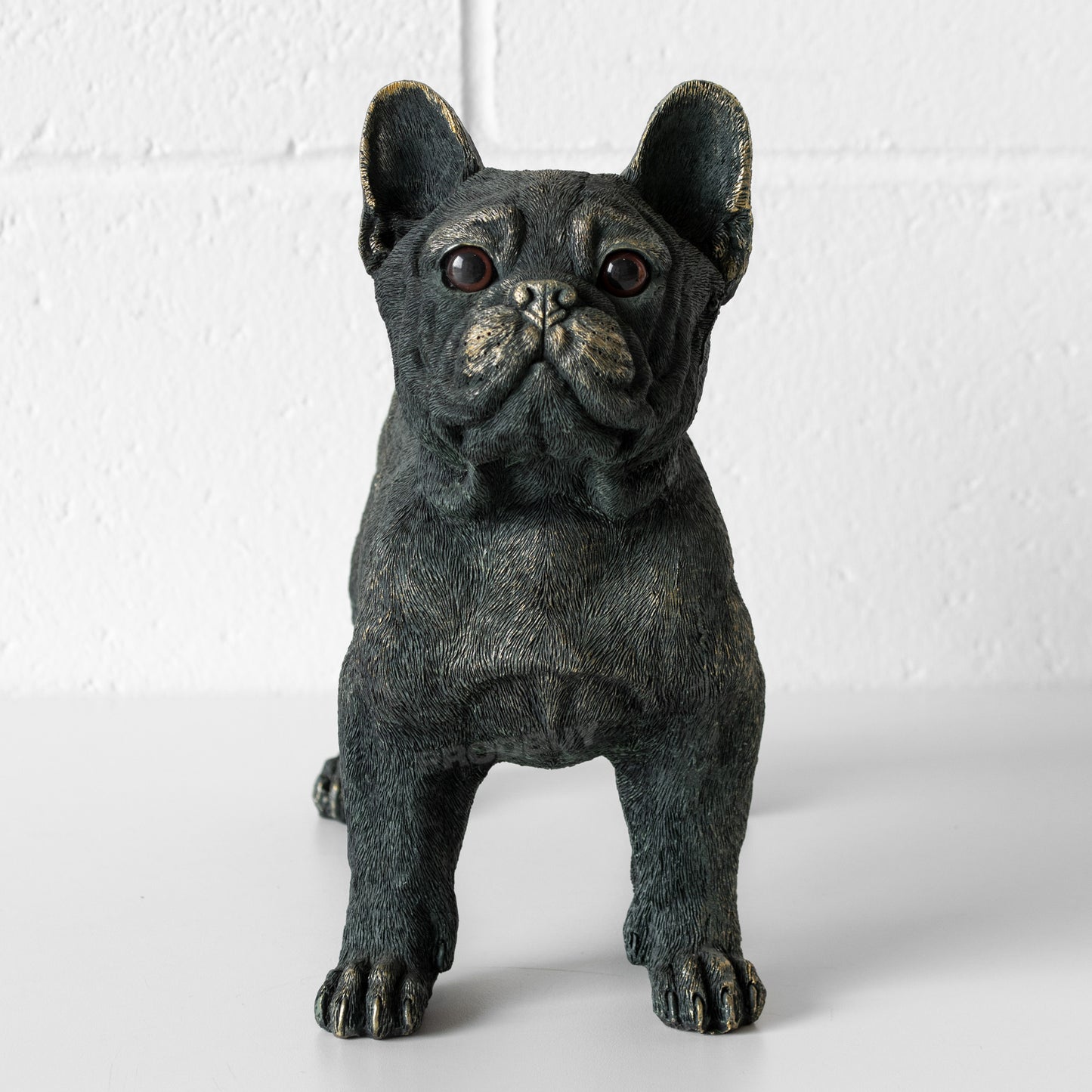 Standing French Bulldog 28cm Resin Ornament