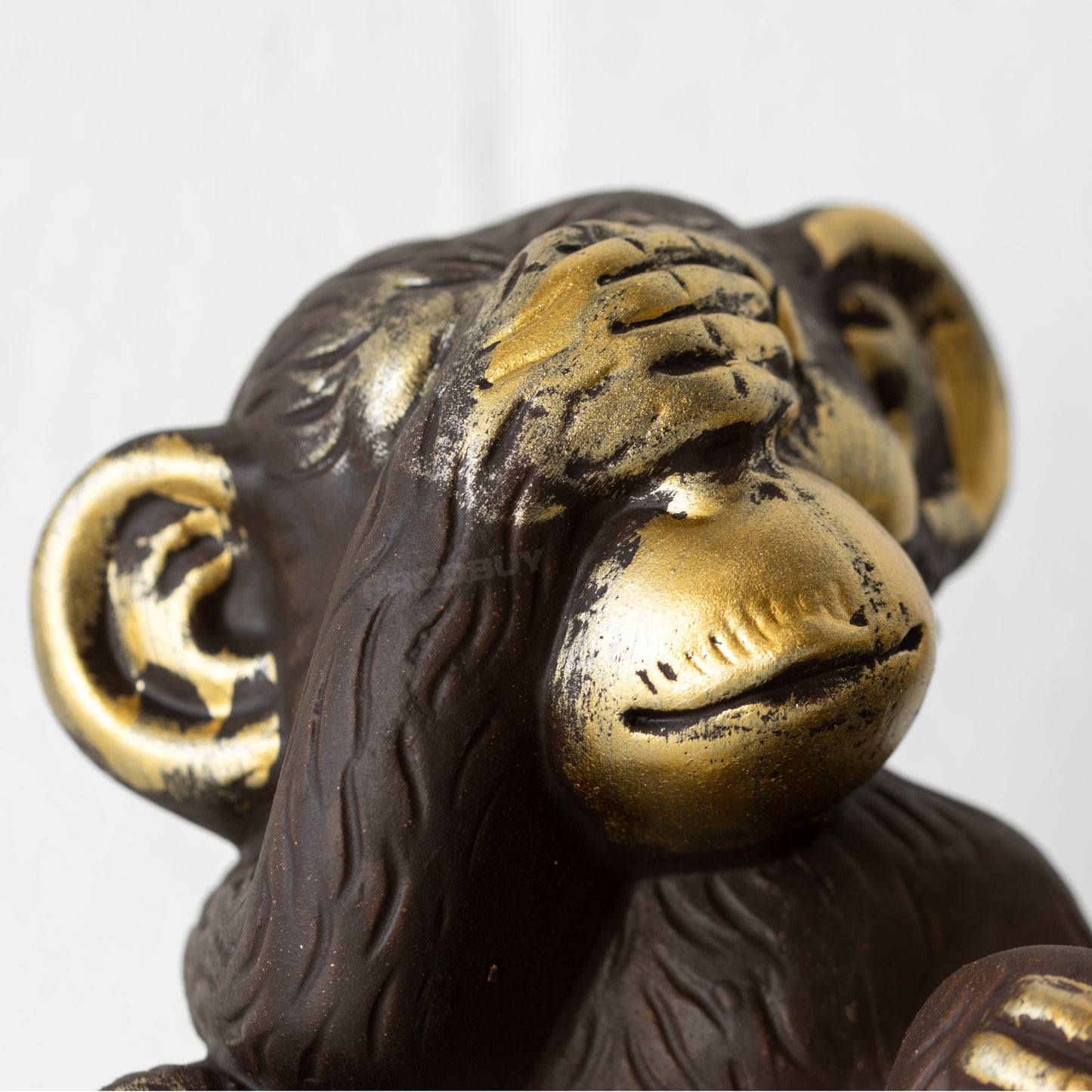 Set of 3 Wise Monkey Ornaments See Hear Speak No Evil