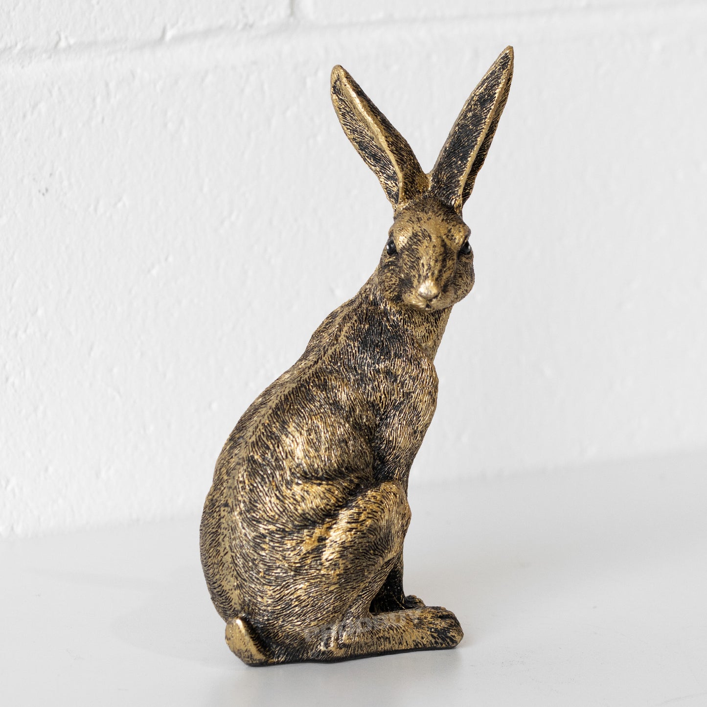 Sitting Up Hare 21cm Resin Ornament