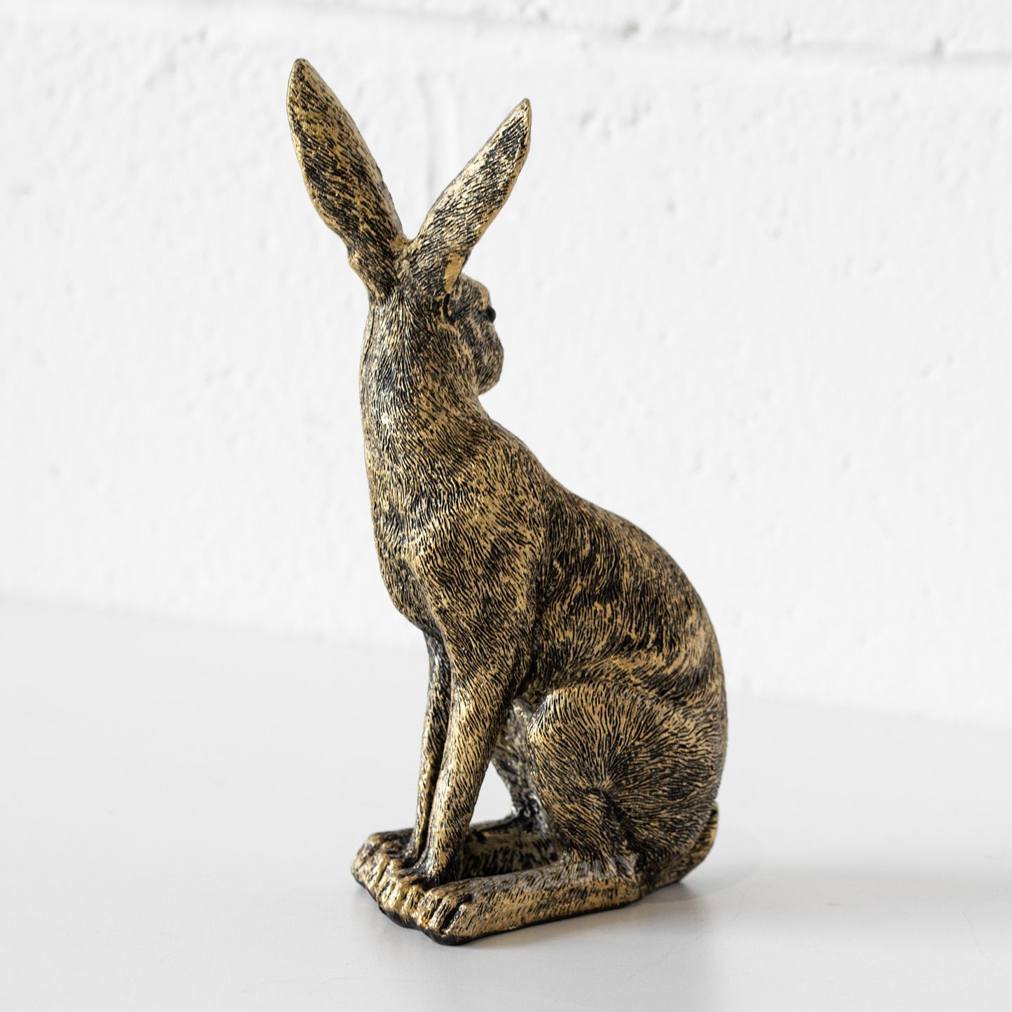 Sitting Up Hare 21cm Resin Ornament