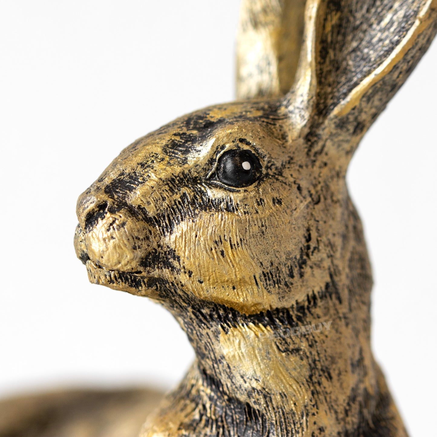 Laying Down Hare 24cm Resin Ornament