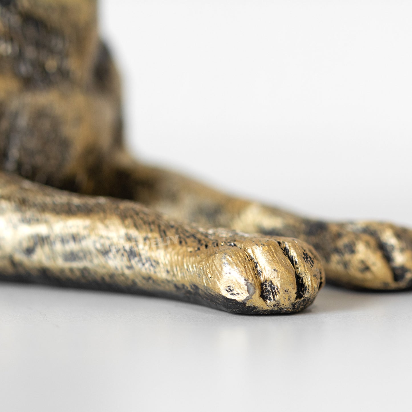 Laying Down Hare 24cm Resin Ornament