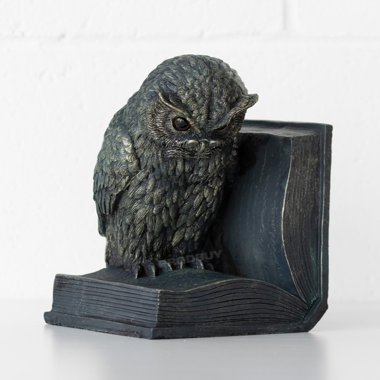 Studious Wise Owl Shelf Bookend Ornament