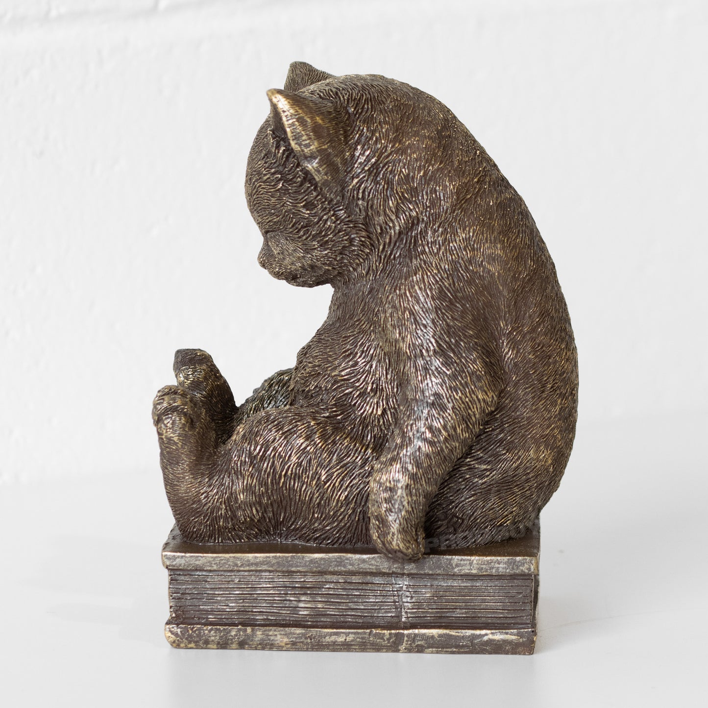 Sleepy Cat Shelf Bookend Ornament
