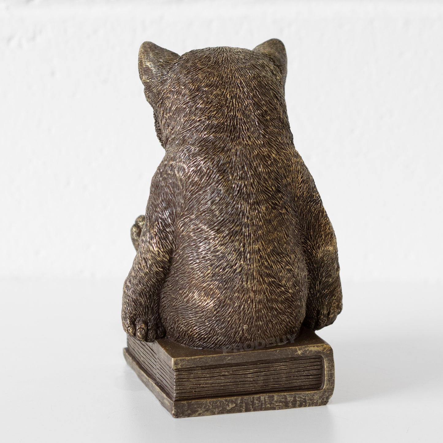 Sleepy Cat Shelf Bookend Ornament