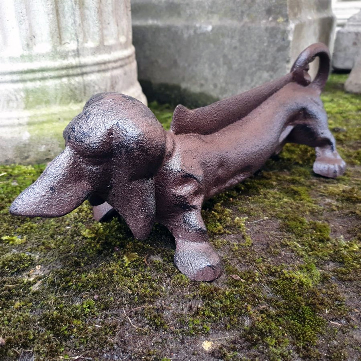 Cast Iron Dachshund Dog Boot Scraper