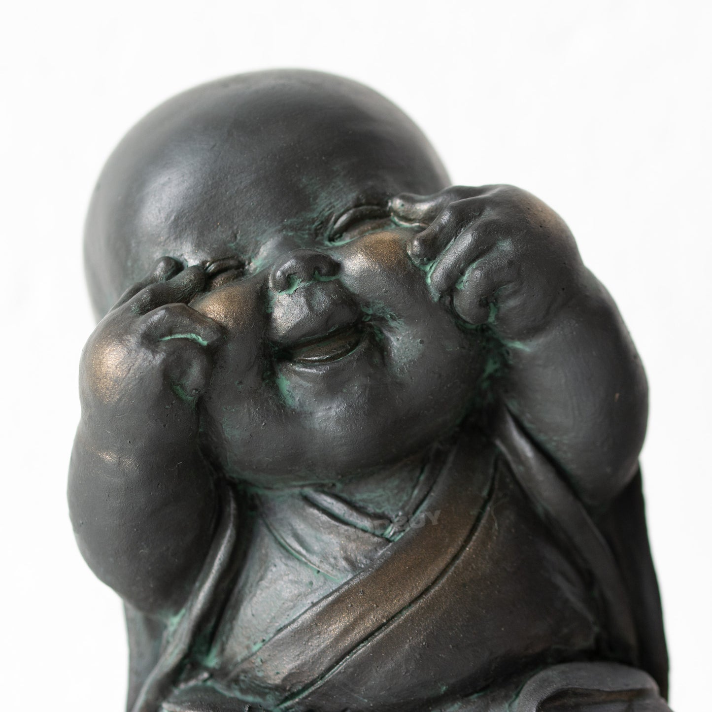 Set of 3 Monks See Hear Speak No Evil Wise Buddha Ornaments