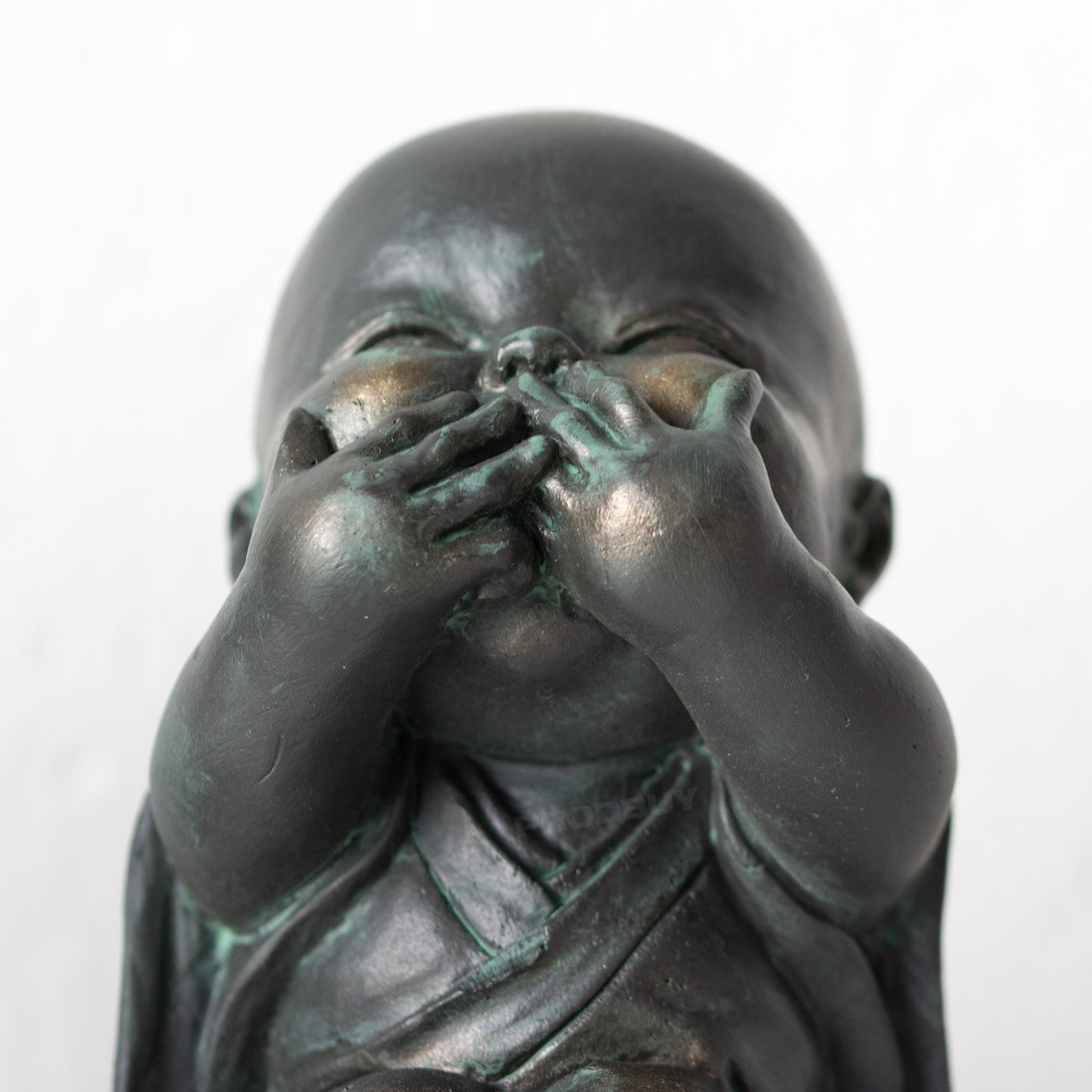 Set of 3 Monks See Hear Speak No Evil Wise Buddha Ornaments