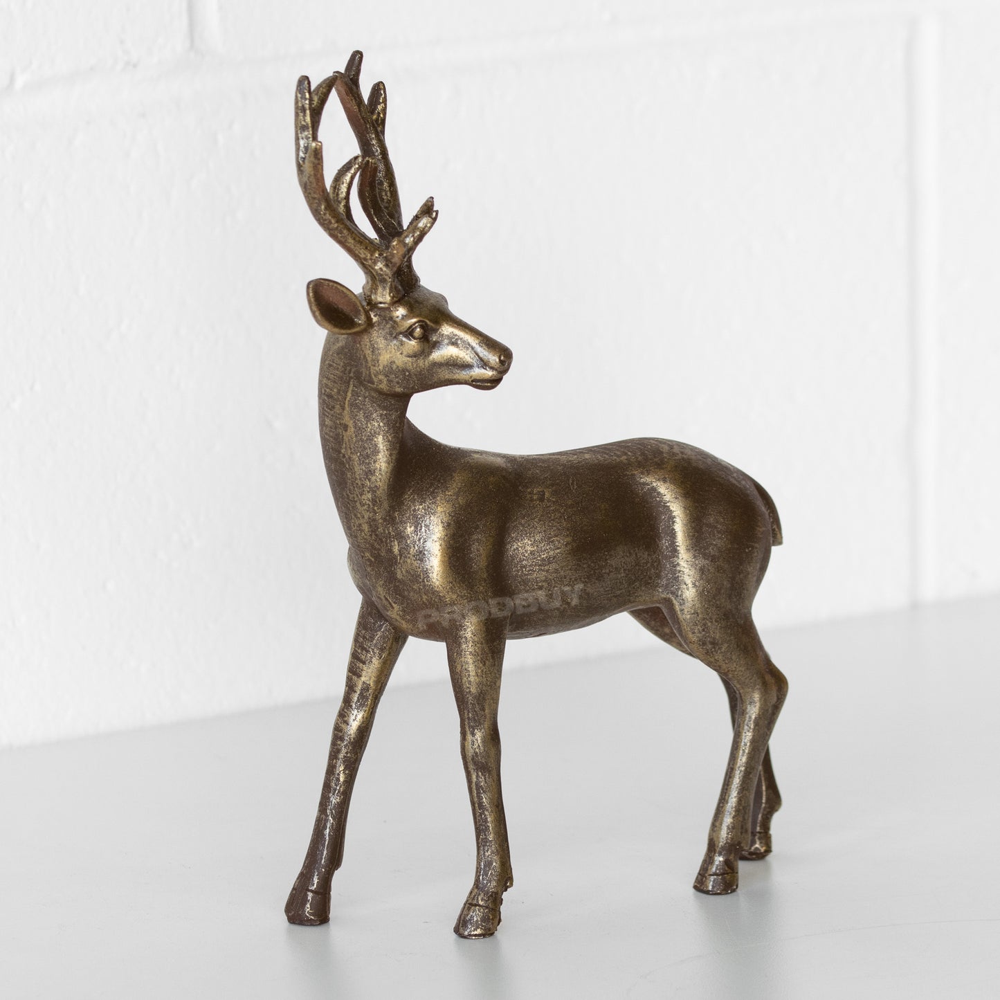 Small Standing Stag 22cm Decorative Ornament