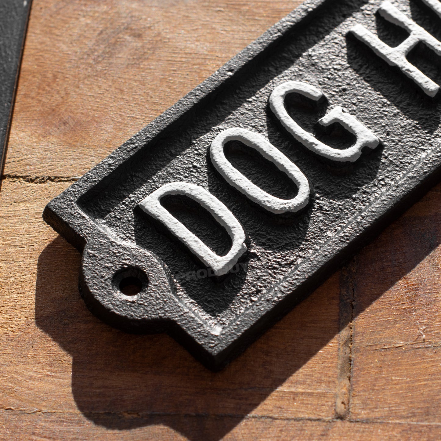 Cast Iron 'Dog House' Garden Wall Sign