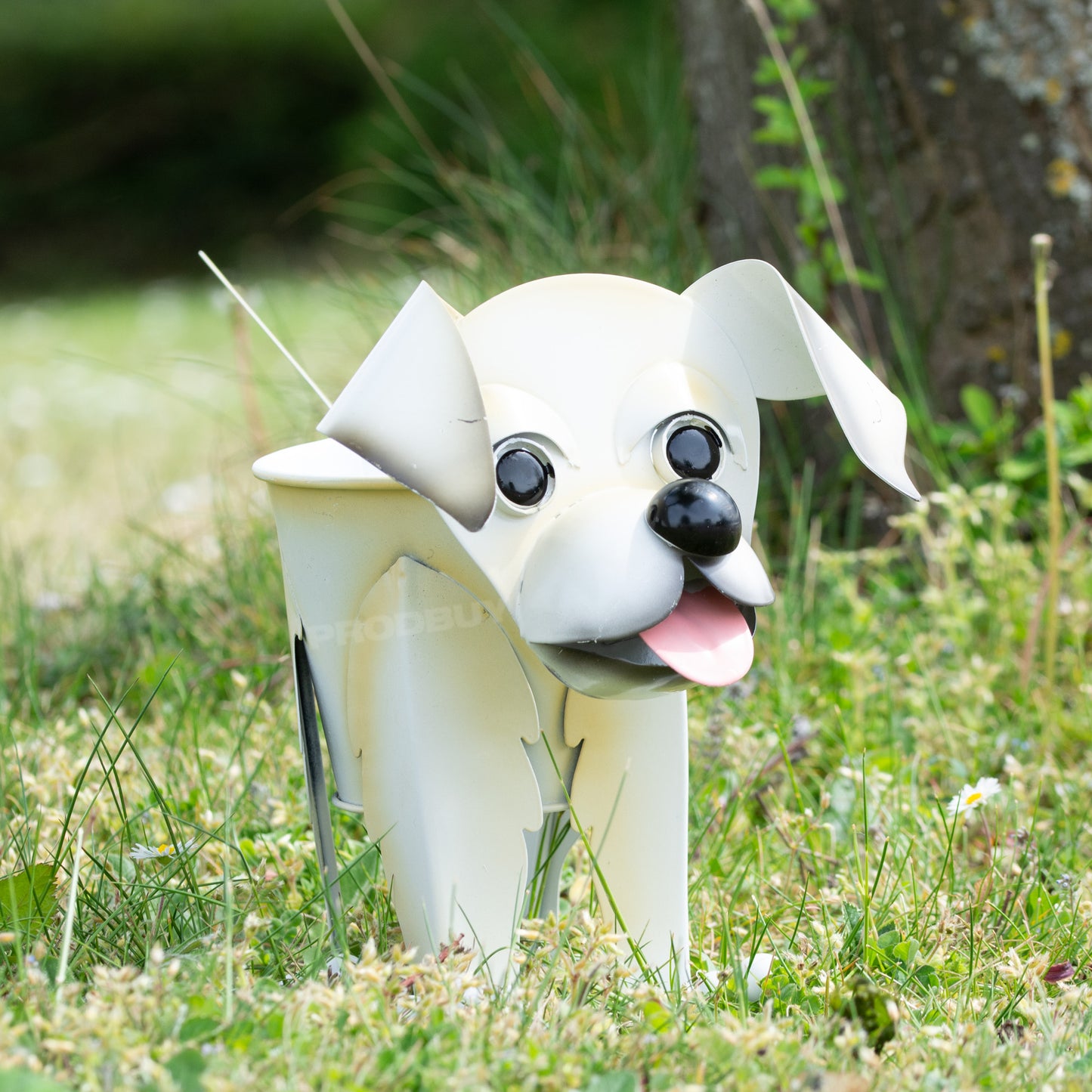 Nodding Labrador Garden Planter Ornament
