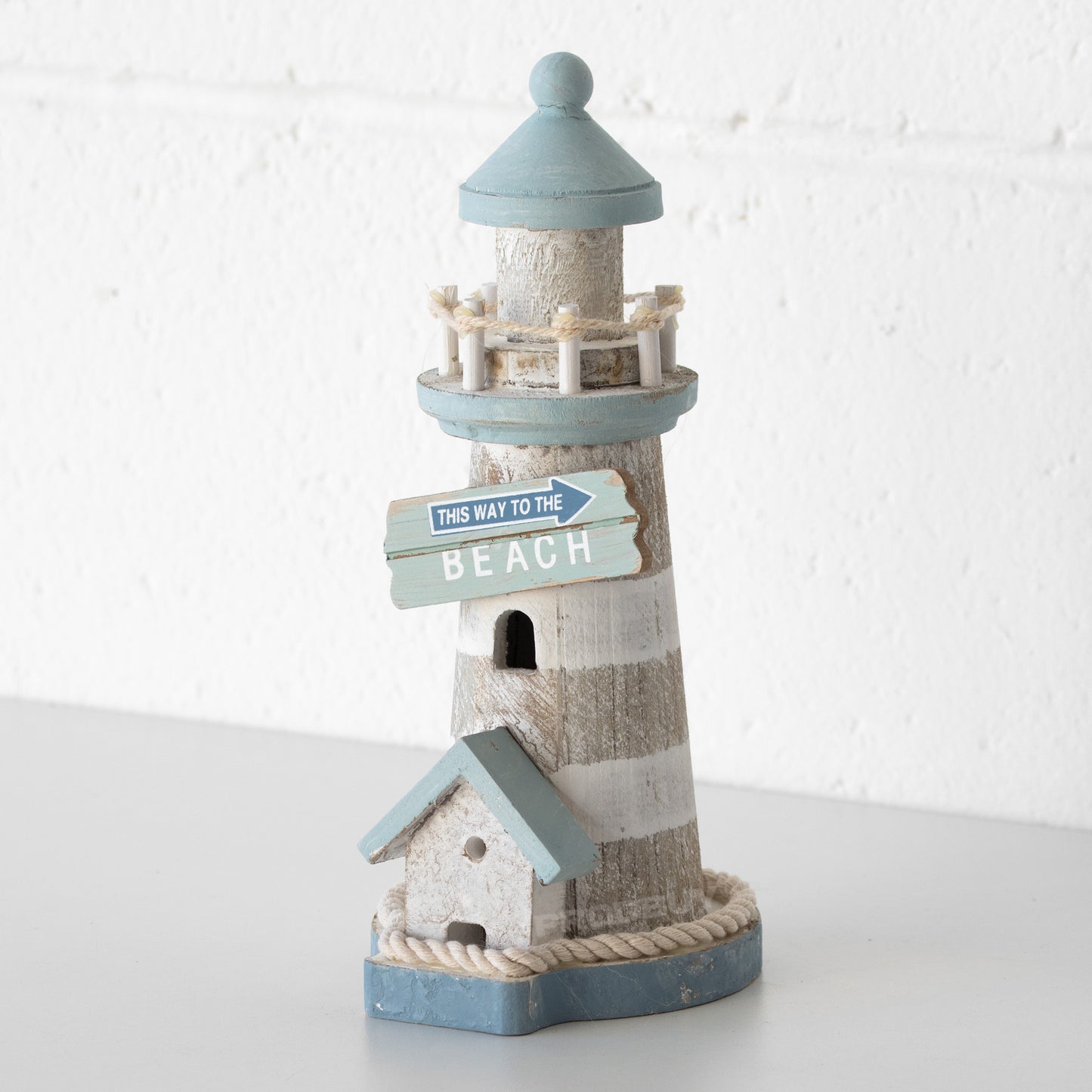 Decorative Lighthouse 22.5cm Wooden Ornament