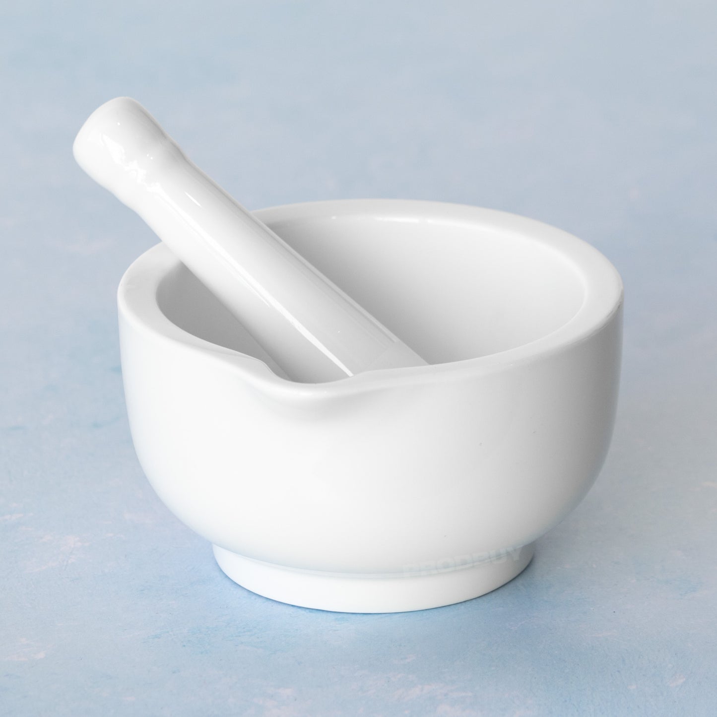 White 14cm Porcelain Mortar & Pestle Set