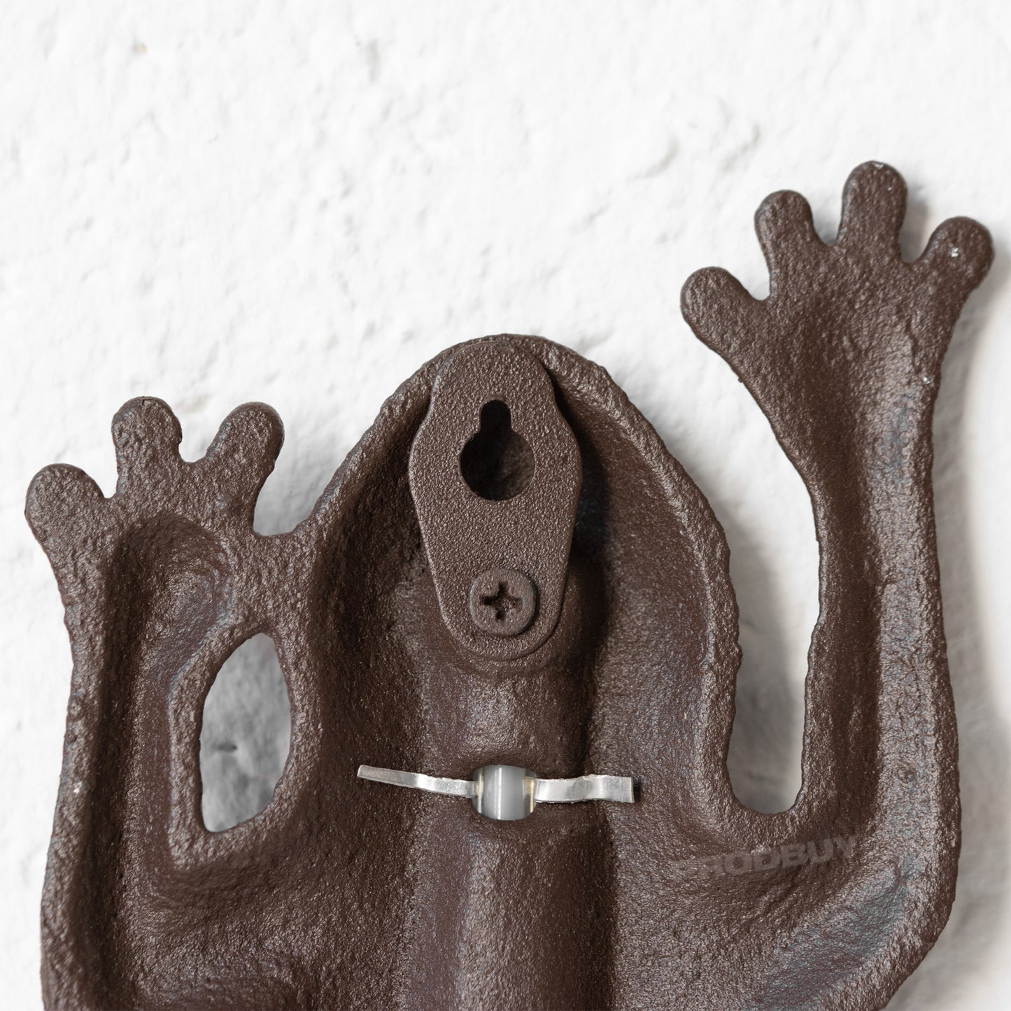 Cast Iron Frog Garden Wall Thermometer