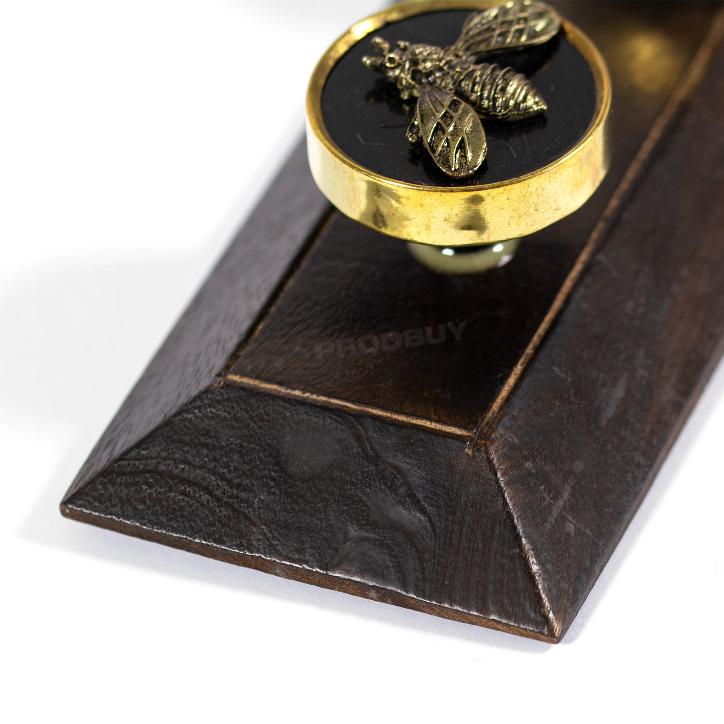 Gold Bees Solid Wood 4 Wall Coat Hooks Hanger