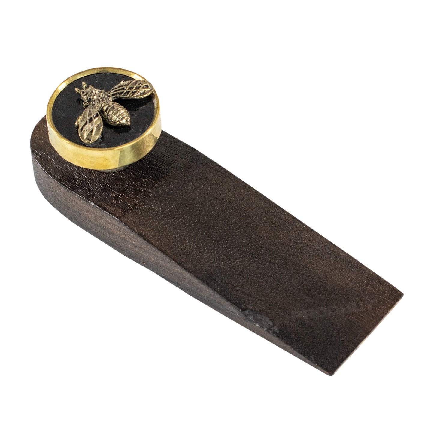 Gold Bee Door Wedge 15cm Wooden Stopper