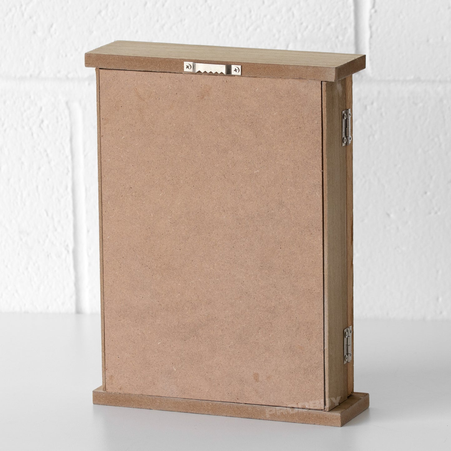 Key Storage Box Wooden Rattan Wall Mounted